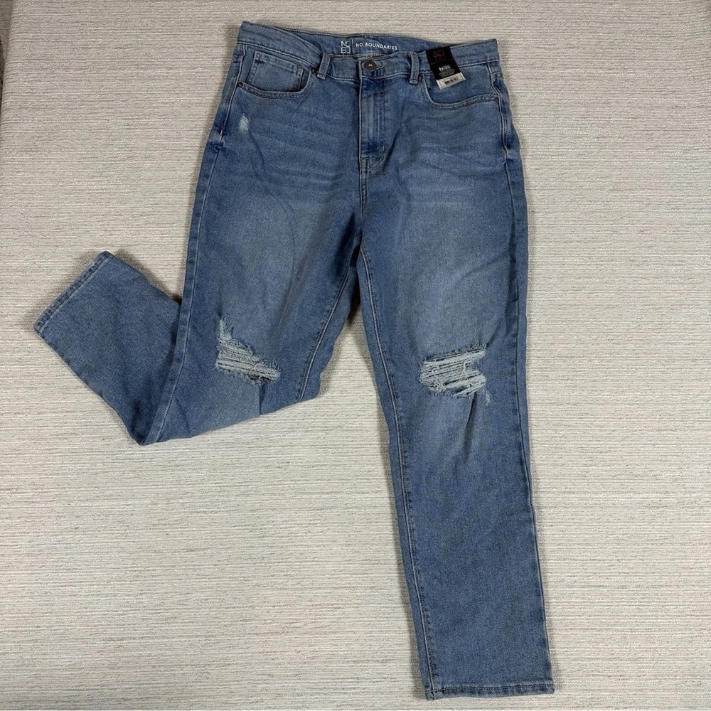 NOBO Light Blue Denim Jeans with Front Pocket Detail